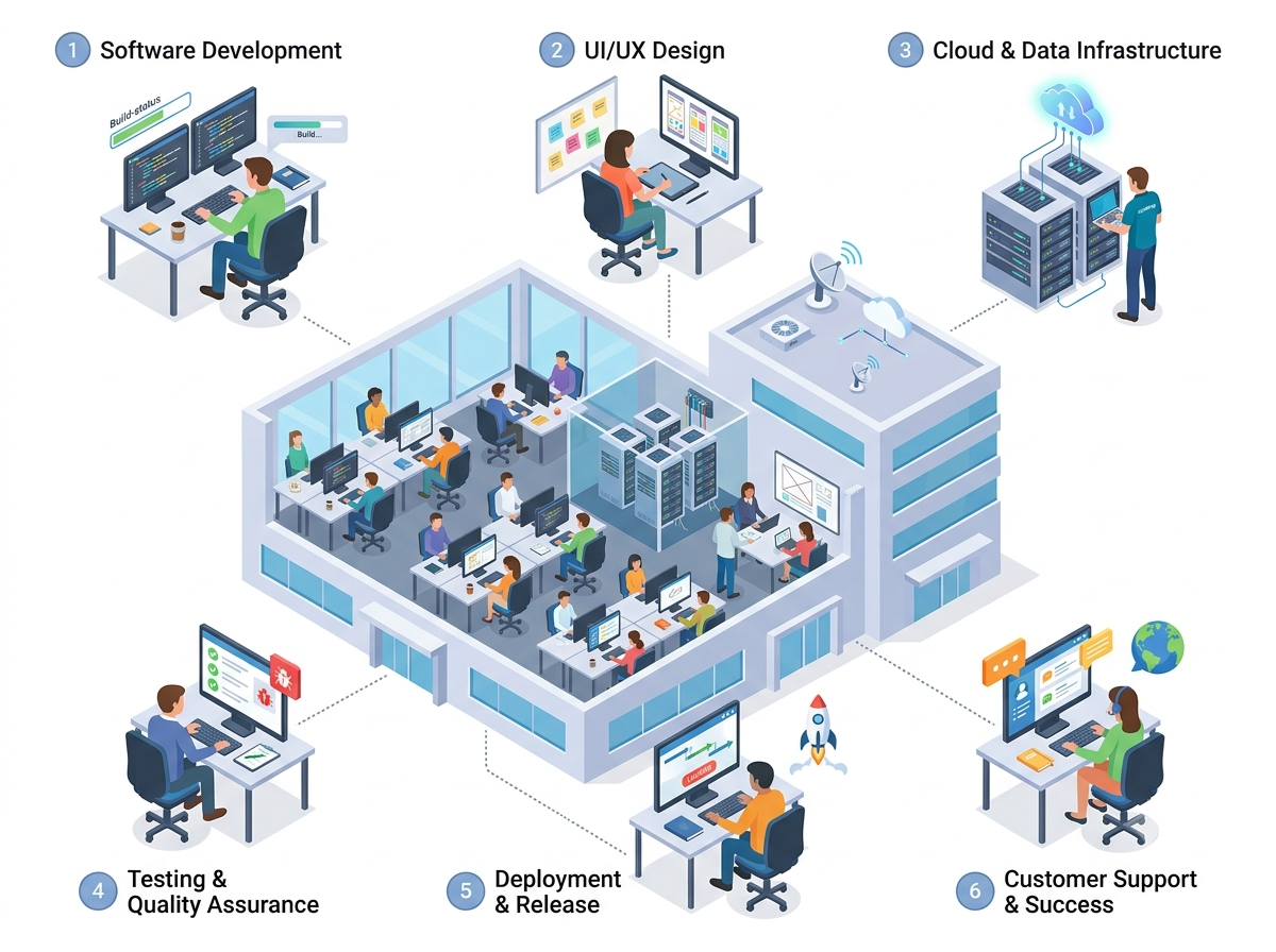 Technology and software industry solutions — custom software, AI and IoT platforms in Pakistan