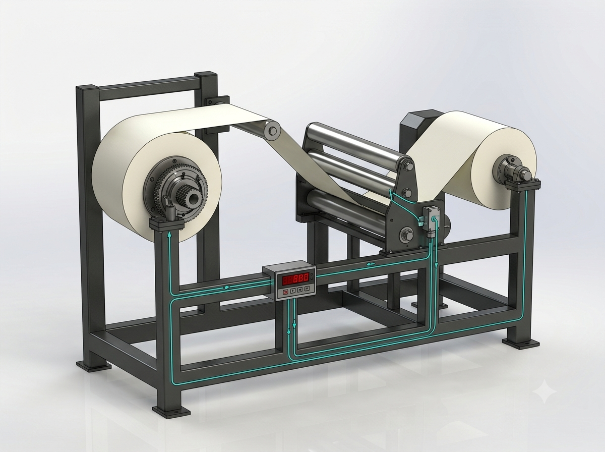 Web Tension & Weighing Control System